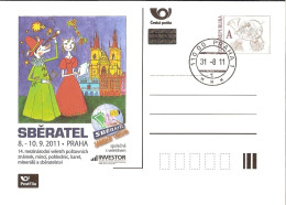 CDV A 184 Czech Republic - Sberatel Stamp Exhibition 2011 Dog Cat - Postcards