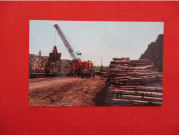 Pulpwood Handling Operation. International   Falls.   Minnesota      Ref 6335 - Other & Unclassified