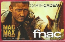 Carte Cadeau FNAC Mad Max - Tarjetas De Fidelización Y De Regalo