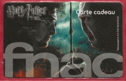 Carte Cadeau FNAC Harry Potter - Tarjetas De Fidelización Y De Regalo