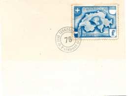 9 - 82 - Petite Lettre Avec Timbre Militaire Et Cachet "Stab Erritorial Rgt 76" - Dokumente