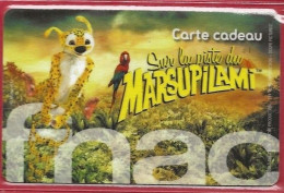 Carte Cadeau FNAC Marsupllami - Gift And Loyalty Cards