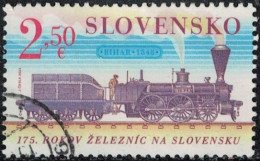 Slovaquie 2023 Oblitéré Used Railways 175 Ans Chemins De Fer Train Y&T SK 885 SU - Gebruikt