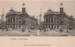 Anvers Le Theatre Flamand - Cartes Stéréoscopiques