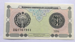 UZBEKISTAN  - 1 SO'M - P 73  (1994) - UNC - BANKNOTES - PAPER MONEY - CARTAMONETA - - Uzbekistan
