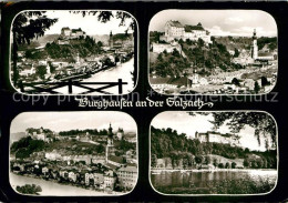 72938311 Burghausen Salzach Panorama Burg Partie Am Fluss Burghausen - Burghausen