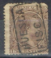 Sello 15 Cts Alfonso XIII Pelon, CARTERIA Oficial Tipo II De FISCAL (Huesca )num 219 º - Usados