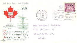 Canada Parliamentary Association FDC ( A70 665) - 1961-1970