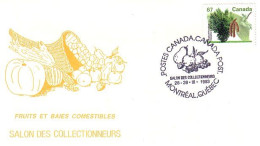 Canada Noisetier Hazelnut FDC ( A70 521b) - Esposizioni Filateliche