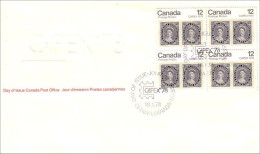 Canada Queen Victoria Capex 78 Expo Blk/4 FDC ( A70 330) - Francobolli Su Francobolli