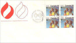 Canada Podium Olympique Podium FDC ( A70 256) - Verano 1976: Montréal