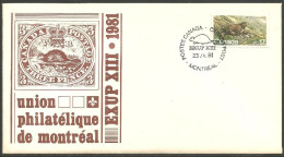 Canada Marmotte EXUP XIII 1981 Cover ( A70 107) - Esposizioni Filateliche