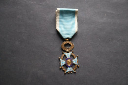 Médaille Ordre  France  Chevalier Société Académique Lettres Art Et Sciences - Frankrijk