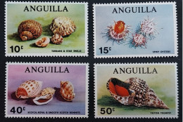 Coquillages Shells // Série Complète Neuve ** MNH ; Anguilla 43/46 (1969) Cote 4.25 € - Anguilla (1968-...)