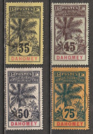 Dahomey N° 26 27 28 29 - Oblitérés