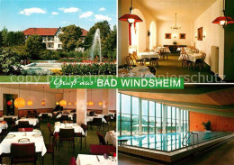 72937342 Bad Windsheim Kurklinik Augustinum Speisesaal Sole Hallenbad Bad Windsh - Bad Windsheim