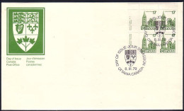 Canada Parlement Parliament 17c Bloc Coin FDC Cover ( A72 283) - 1971-1980