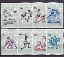 Olympics 1976 - Soccer - RWANDA - Set MNH - Zomer 1976: Montreal