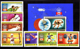 Olympics 1976 - Judo - MONGOLIA - S/S+Set MNH - Verano 1976: Montréal