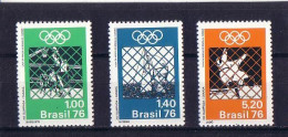 Olympics 1976 - Judo - BRAZIL - Set MNH - Summer 1976: Montreal