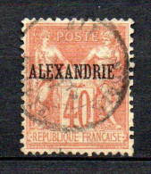 Col41 Colonies Alexandrie N° 13 Oblitéré Cote  18,00 € - Used Stamps