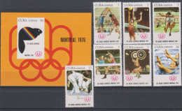 Olympics 1976 - Judo - CUBA - S/S+Set MNH - Zomer 1976: Montreal