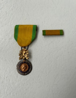 Médaille Militaire Uniface  III éme République + Rappel - Frankrijk