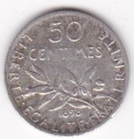 50 Centimes Semeuse 1898 , En Argent - 50 Centimes