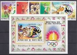 Olympics 1976 - Judo - UPPER VOLTA - S/S+Set MNH - Summer 1976: Montreal