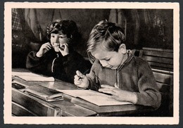 A0832- Glückwunschkarte - Schulanfang - Schule Klassenzimmer Kinder Beim Lernen Garloff DDR 1964 - Children's School Start