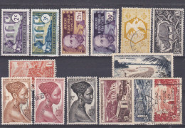 TIMBRES - Lot De 14 Timbres D'AFRIQUE EQUATORIALE Neufs Et Oblitérés - Gebraucht