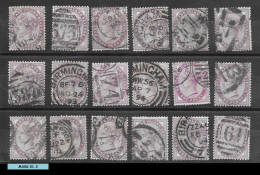 Grande Bretagne One Penny Lilas De 1881 (qté 18) - Used Stamps