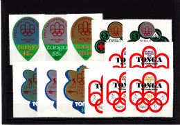 Olympics 1976 - History - TONGA - LOT 13v MNH - Estate 1976: Montreal