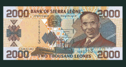 # # # Banknote Aus Sierra Leone 2.000 Leones 2000 UNC (P-21) # # # - Sierra Leone