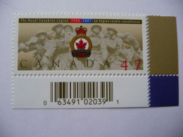 Canada  2001 N° Y&T 1904  " 75 Ans De La Legion Royale Canadienne "    1 V  MNH - Ungebraucht