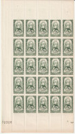 YT N° 795 à 802  X25 - Neufs ** - MNH - Cote 525,00 € - Full Sheets