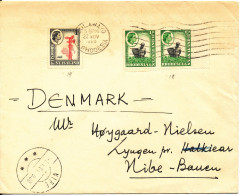 Rhodesia & Nyasaland Cover Sent To Denmark 23-11-1960 - Rhodesië & Nyasaland (1954-1963)