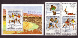 Olympics 1976 - Boxing - CHAD - S/S+Set MNH - Summer 1976: Montreal