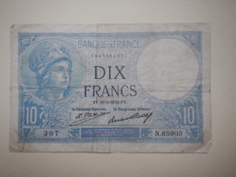 10 FRANCS MINERVE 1932 - 10 F 1916-1942 ''Minerve''