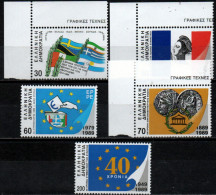 GRECE 1989 ** - Unused Stamps