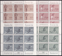 Olympics 1976 - Shooting - Rowing - YUGOSLAVIJA - 4 Shhets MNH - Estate 1976: Montreal