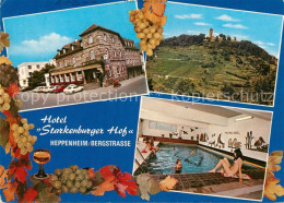 72932450 Heppenheim Bergstrasse Hotel Starkenburger Hof Hallenbad Panorama Heppe - Heppenheim