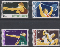 Olympics 1976 - Wrestling - SAMOA - Set MNH - Estate 1976: Montreal