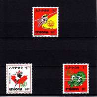 Olympics 1976 - Cycling - ETHIOPIA - Set MNH - Summer 1976: Montreal