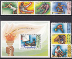 Olympics 1976 - Rowing - Cycling - GRENADINES - S/S+Set MNH - Estate 1976: Montreal