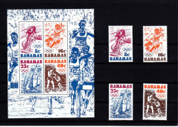 Olympics 1976 - Cycling - BAHAMAS - S/S+Set MNH - Sommer 1976: Montreal