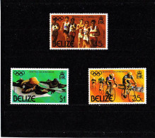 Olympics 1976 - Cycling - BELIZE -Set MNH - Summer 1976: Montreal