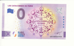 Billet Touristique 0 Euro - LES CATACOMBES DE PARIS - UECW - 2023-7 - N° 6906 - Otros & Sin Clasificación