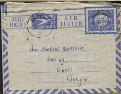 SOUTH AFRICA - Aerogram Air Mail Stationery Cover To Belgium 1948 (x674) - Airmail