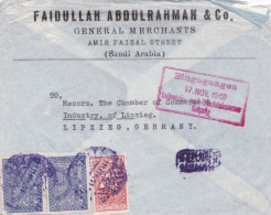 From Saudi Arabia To Germany - 1949 - Arabie Saoudite